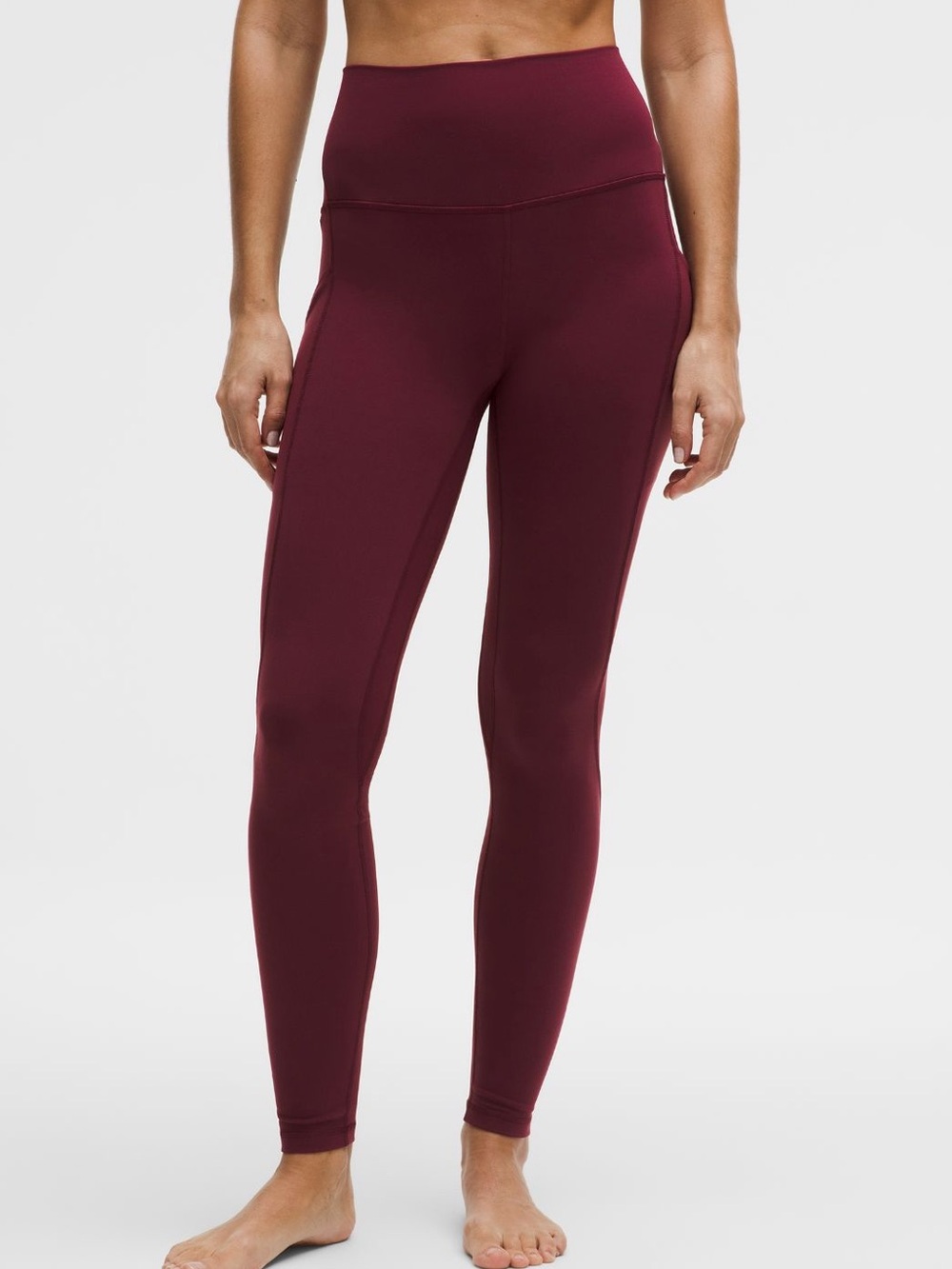 lululemon athletica Align 28” High-Waist Leggings in Burgundy